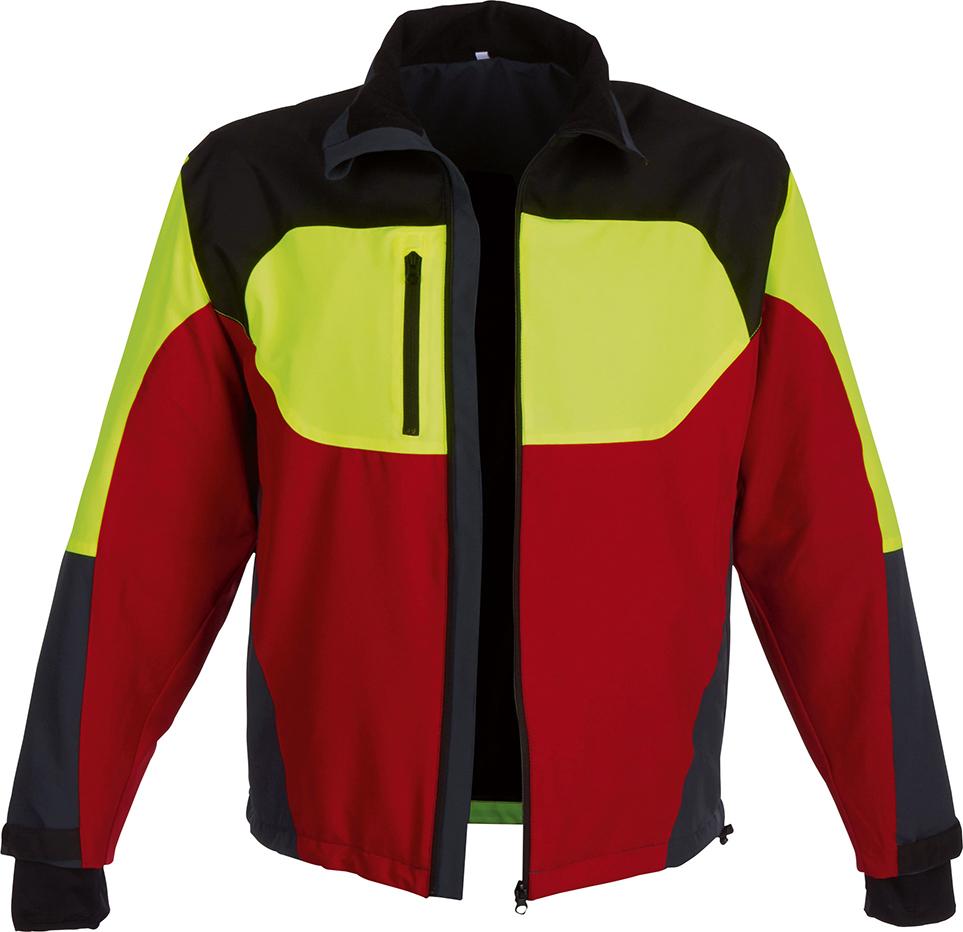 Stretchjacke Forest Jack Red,Gr.2XL,rot/anthr/gelb