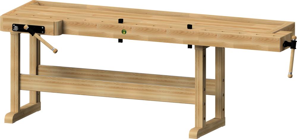 Hobelbank 2-230 Gesamtmaß: 2520x850x900 mm