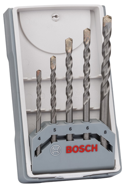 5-tlg. CYL-3 Betonbohrer-Set, 4–8 mm