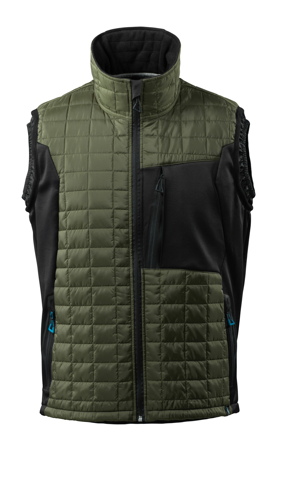 Thermoweste mit CLIMASCOT® Thermoweste Größe 2XL, mossgrün/schwarz