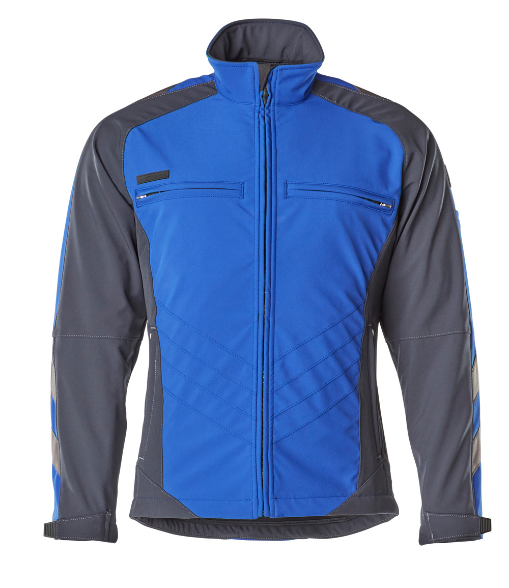 MASCOT® Dresden Soft Shell Jacke Größe 2XL, kornblau/schwarzblau