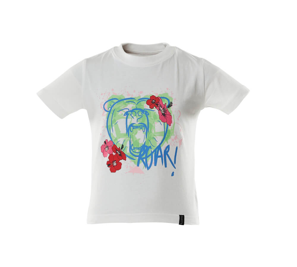 T-Shirt für Kinder, mit Druck T-Shirt für Kinder Größe 104, weiss