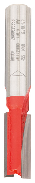 Nutfräser Expert for Wood, Carbide, 8 mm, D1 8 mm, L 19 mm, G 52 mm
