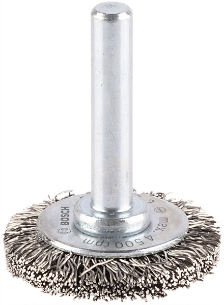 PRO Stainless Steel clean Scheibenbürste, gerader Schaft, 30 x 0.3 mm