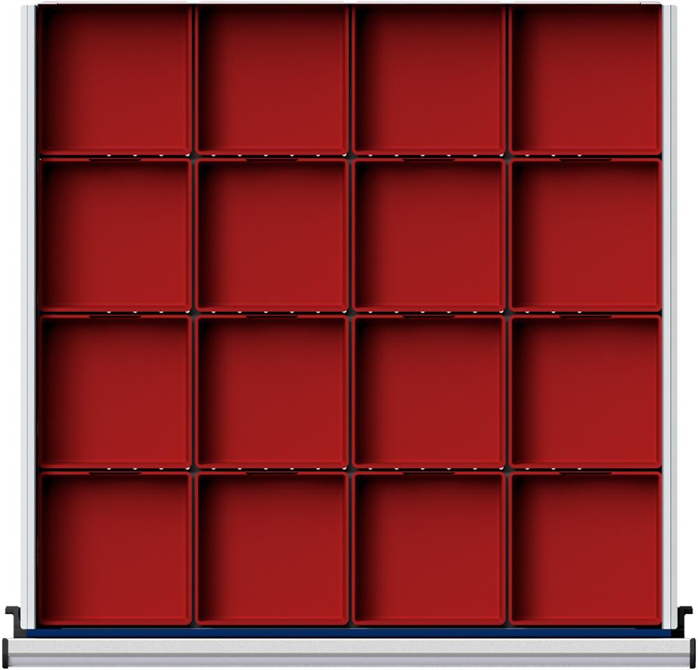 KLEINTEILEKAESTEN F. SCHUBL. 600 X 600 MM SCHUBLADEN-FRONTHOEHE 60 MM FH