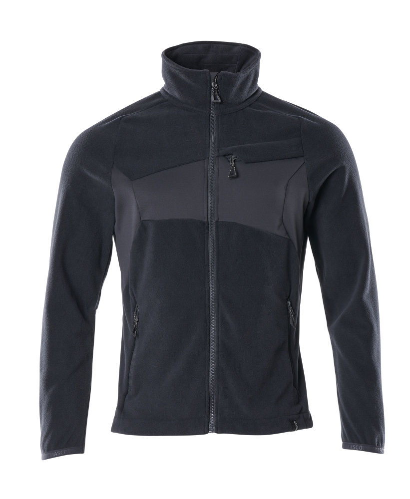 Fleecejacke mit Antipilling Fleecejacke Größe 2XL, schwarzblau