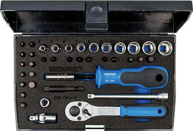 Steckschlüssel-Garnitur 1/4" D20TMU-10 40-teilig Gedore