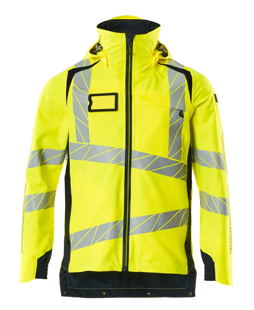 Hard Shell Jacke mit leichtem Futter Jacke Größe 2XL, hi-vis gelb/schwarzblau