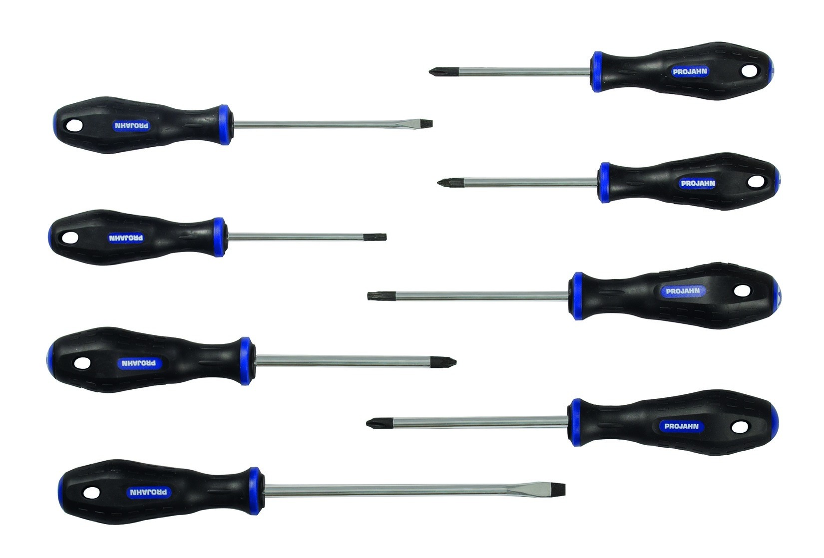 Schraubendreher Satz 8tlg (PH+PZ+Schlitz+TX)