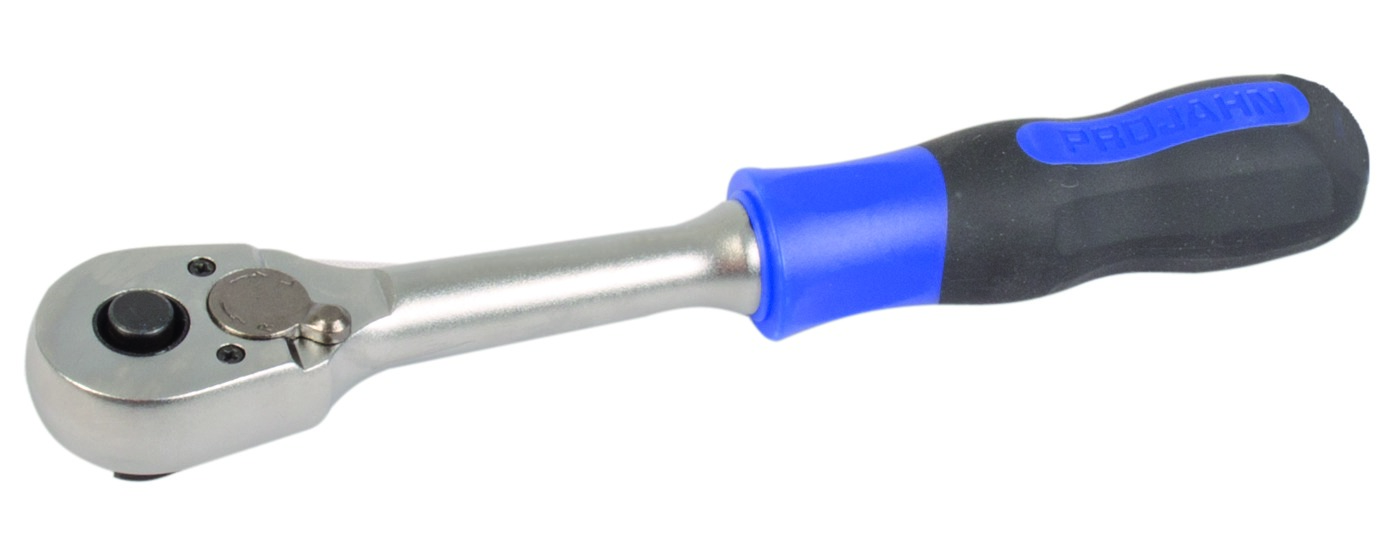 3/8" PROJAHN professional Umschaltknarre mit PROJAHN ergonomic 2K-Handgriff Sicherheitsverriegelung 38 Zähne
