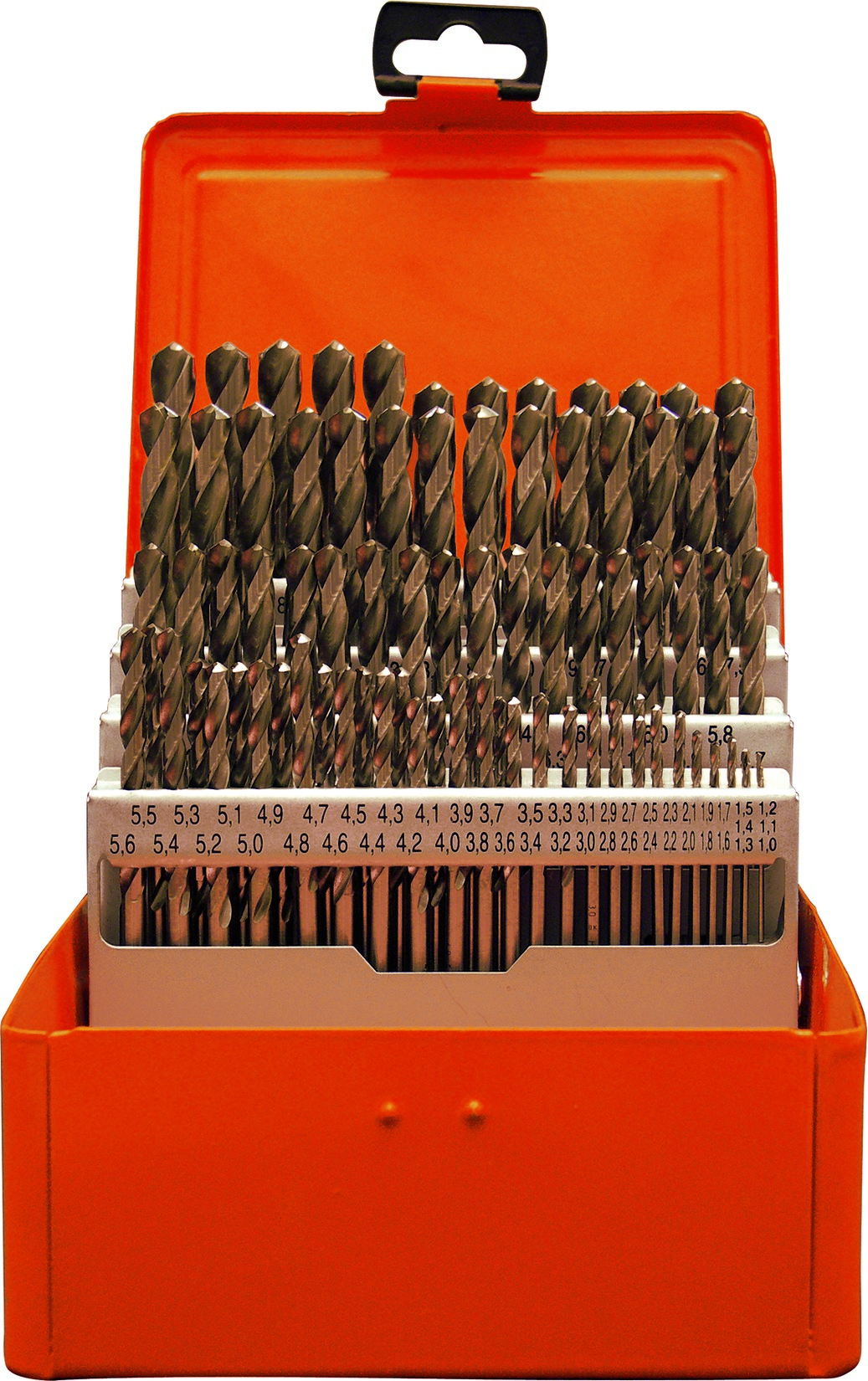 Bohrerkassette DIN 338 HSS-Co 50tlg 1-5,9/0,1 mm SPEED