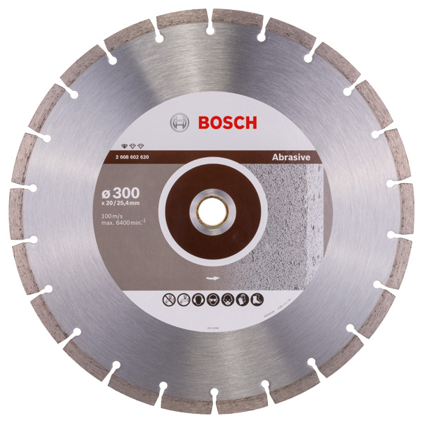 Diamanttrennscheibe Standard for Abrasive, 300 x 20,00/25,40 x 2,8 x 10 mm