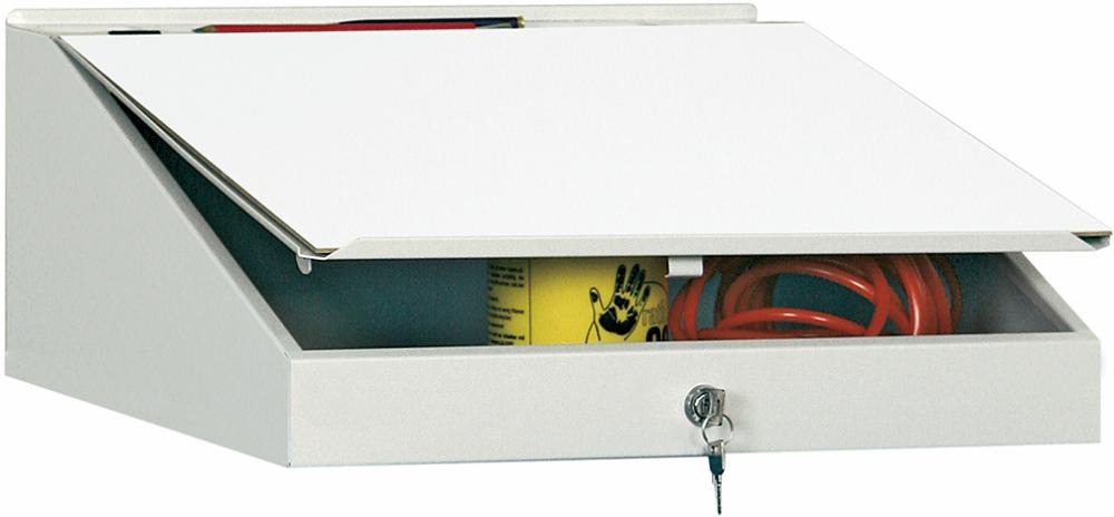 Schreibpultaufsatz B490xT497xH70/220 mm RAL 7035 stumpf