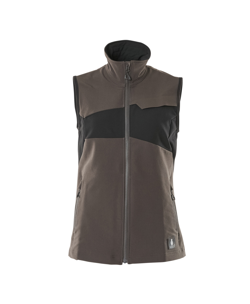 Weste, Damen, ULTIMATE STRETCH, leicht Weste Größe 2XL, dunkelanthrazit/schwarz