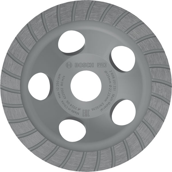 PRO Multi Material Topfscheibe, 5 x 125 x 22,23 mm