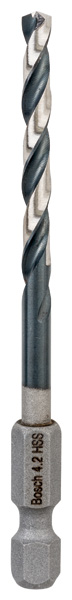 HSS-Hex-Schaft Spiralbohrer 4,2 mm