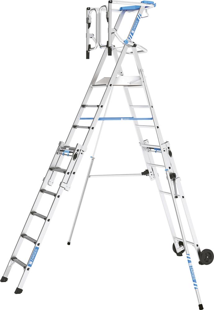 Zarges Plattformleiter ZAP Masterflex Plus S 9 Sprossen Länge 2,6 m