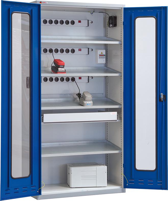 Akkuladeschrank 2000x1000x490 mm HxBxT