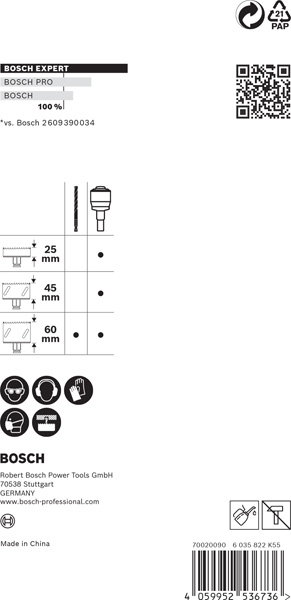 EXPERT Power Change Plus Aufsteckhalter, 11 mm, HSS-G Bohr. 7,15 x105 mm, 2-tlg.