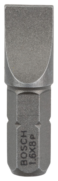 Schrauberbit Extra-Hart S 1,6 x 8,0, 25 mm, 3er-Pack