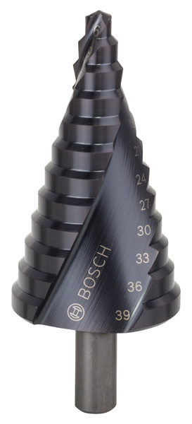 Stufenbohrer HSS-AlTiN, 6 - 39 mm, 10 mm, 93,5, 12 Stufen