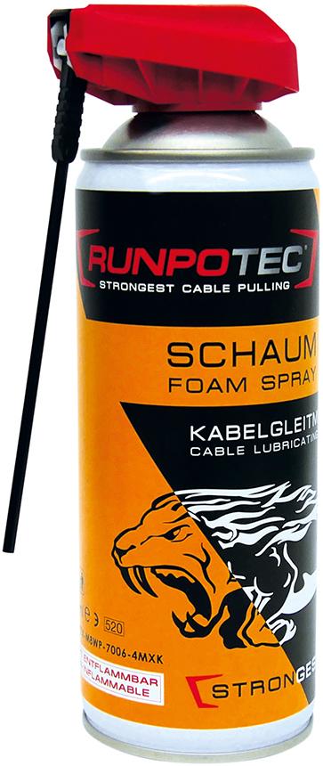 Kabelgleitmittel Schaum 400ml Runpotec