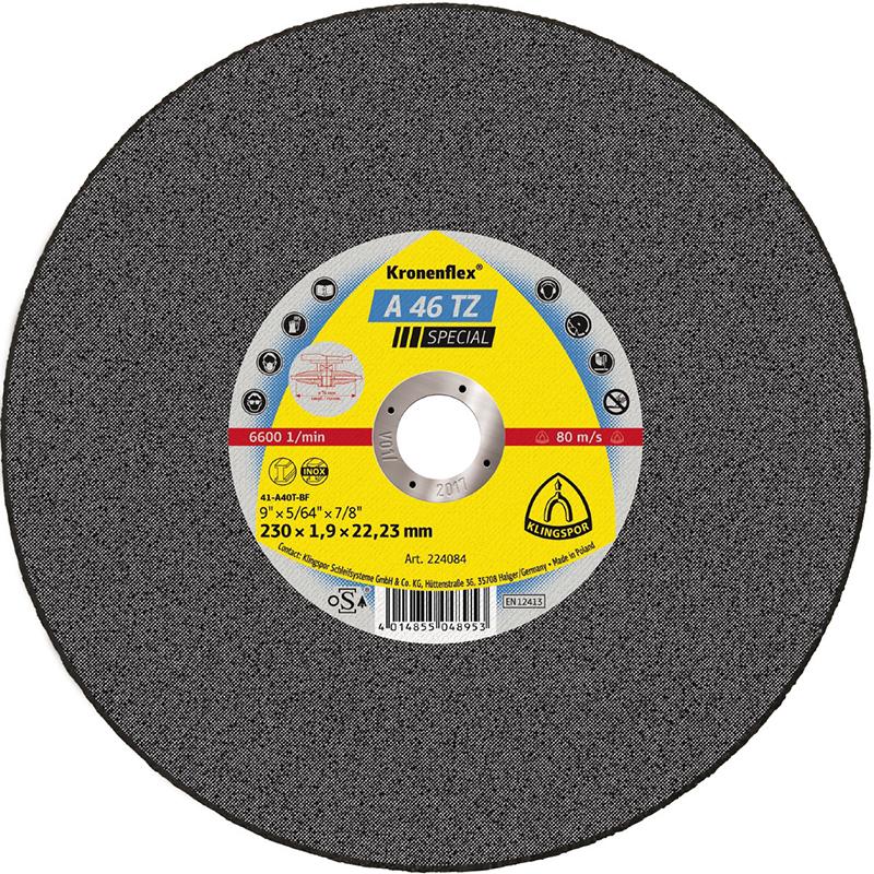 Trennscheibe A46TZ 115x1,6mm gera. Klingspor
