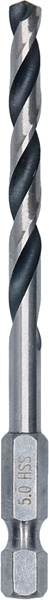 HSS PointTeQ Sechskantbohrer 5,0 mm, 10er-Pack
