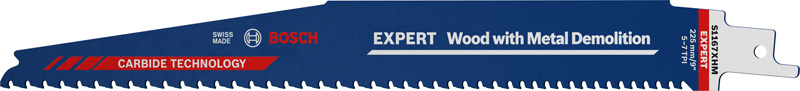 EXPERT Wood with Metal Demolition S1167XHM Säbelsägeblatt, 10 Stück
