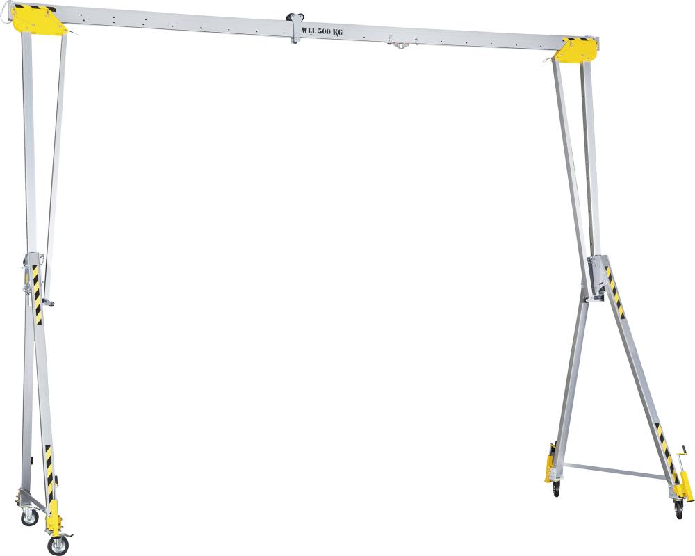 Alu-Portalkran RLPK-L-2 fahrbar / klappbar 1750kg