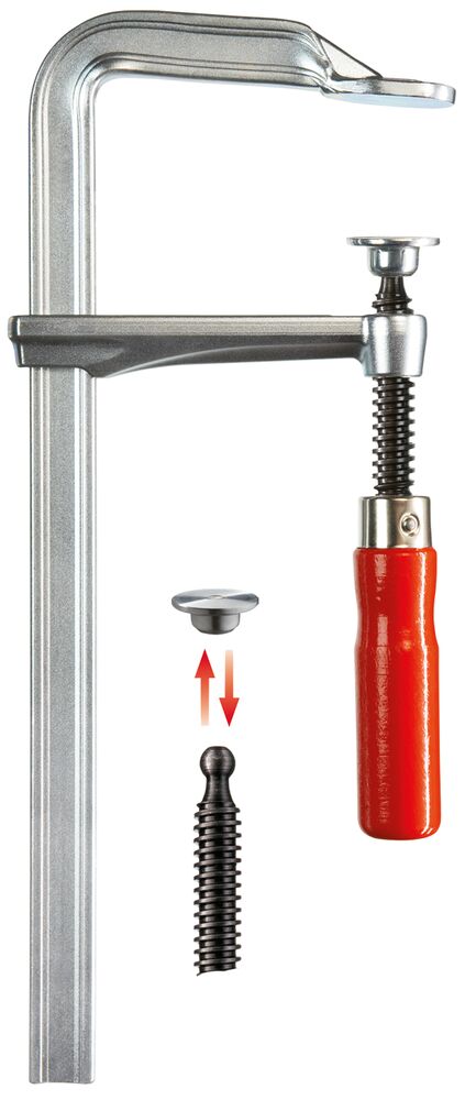 Ganzstahl-Schraubzwinge 1000x120mm Bessey
