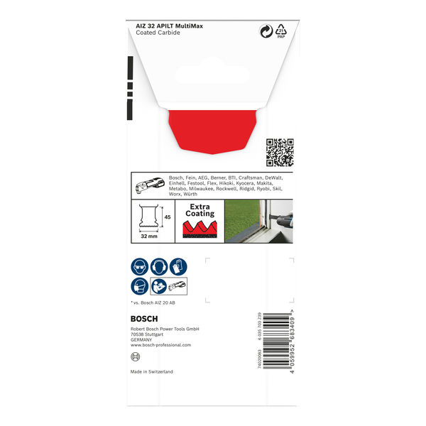 EXPERT MultiMax AIZ 32 APILT Blatt für Multifunktionswerkzeuge, 5‑tlg.