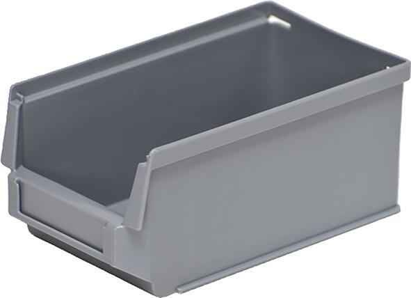 SILAFIX Sichtlagerkasten Gr. 5 PP B102xT170xH78mm grau