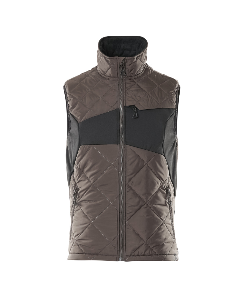 Thermoweste mit CLIMASCOT® Thermoweste Größe 2XL, dunkelanthrazit/schwarz