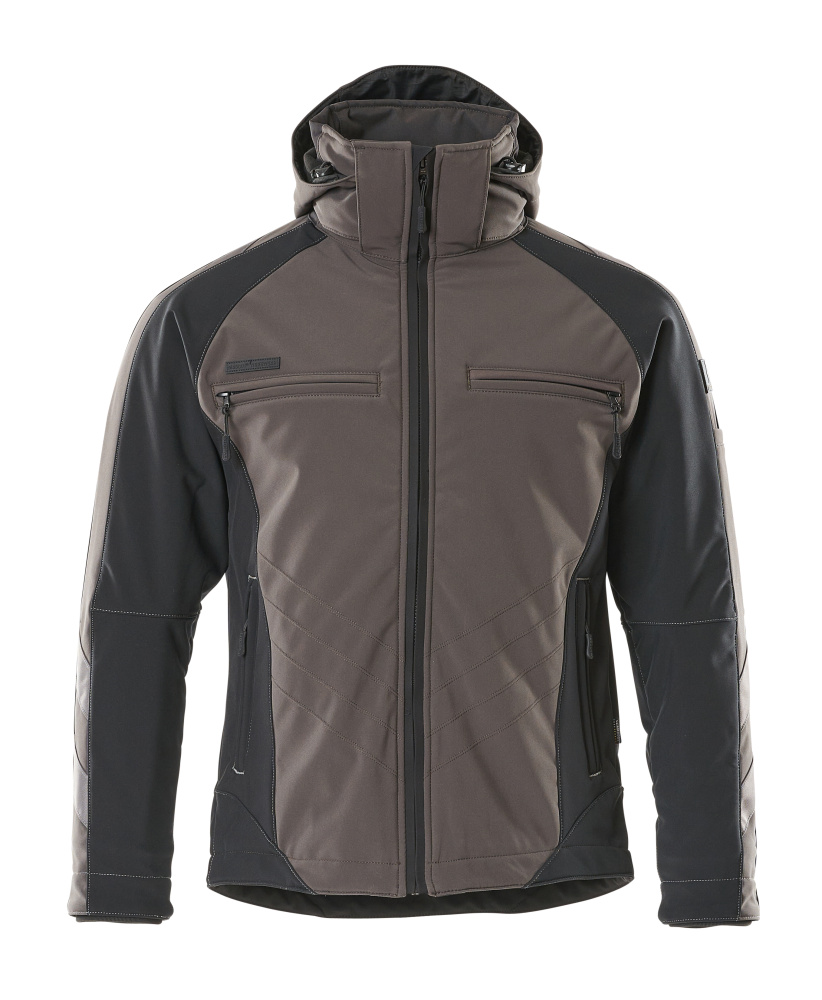 MASCOT® Darmstadt Winterjacke Größe 2XL, dunkelanthrazit/schwarz