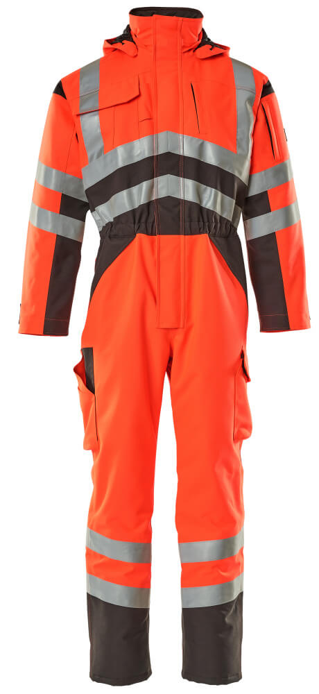 MASCOT® Safara Winterkombination Größe 2XL, hi-vis rot/dunkelanthrazit