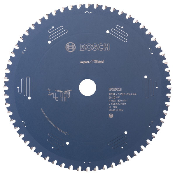 Kreissägeblatt Expert for Steel B 254 x 25,4 - 60