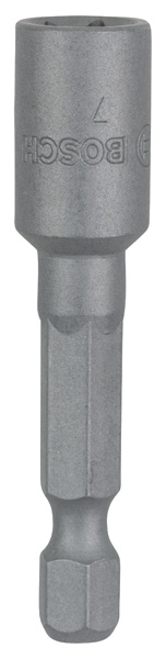 Steckschlüssel, 50 x 7 mm, M 4, mit Magnet