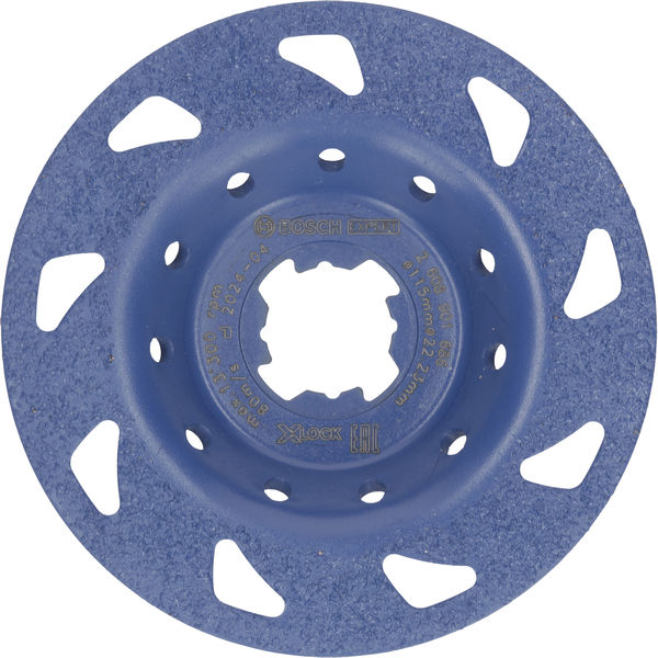 EXPERT Multi Material Carbide-Topfscheibe fein, flach, X-LOCK, 115 mm, 22,23 mm