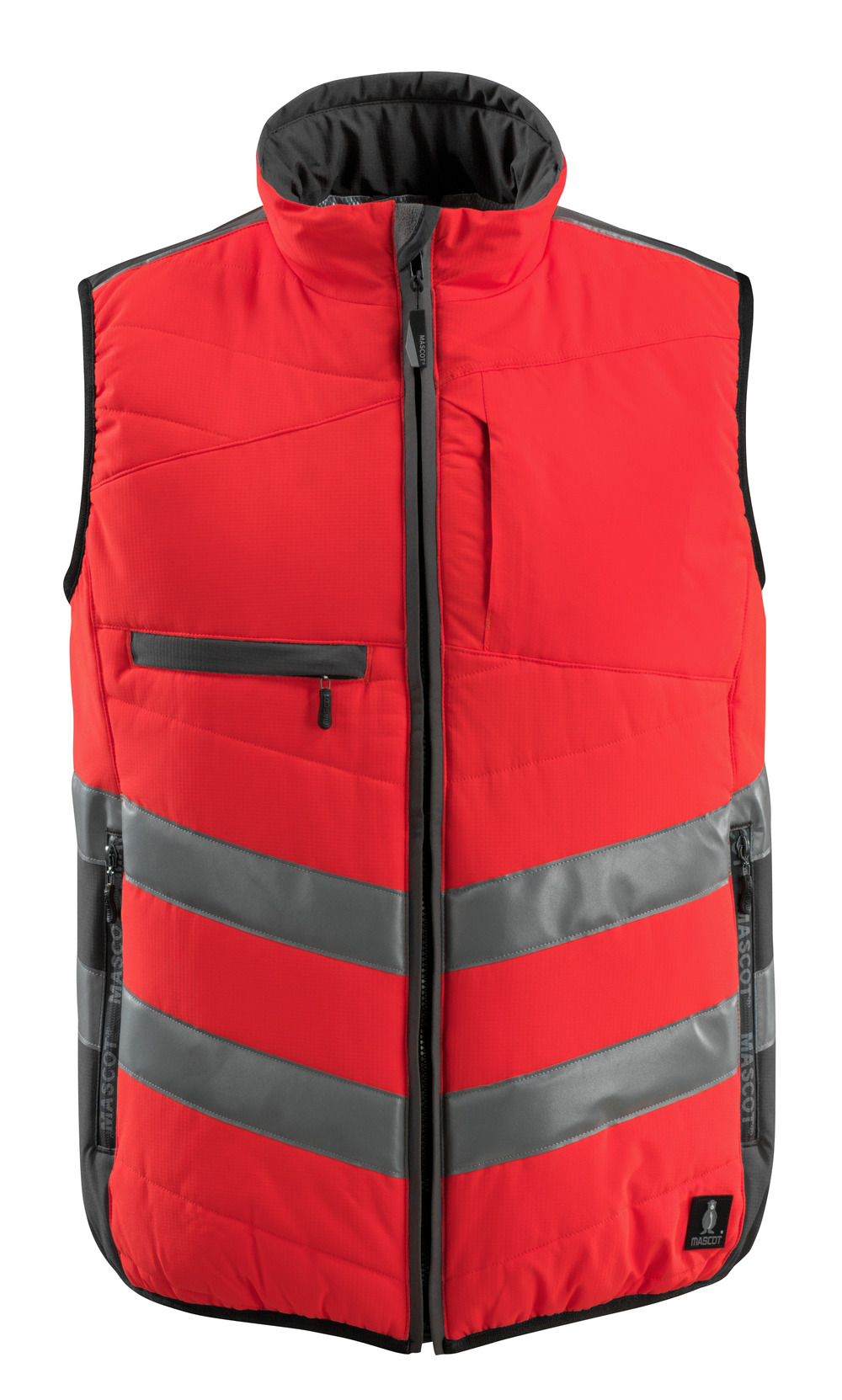 MASCOT® Grimsby Thermoweste Größe 2XL, hi-vis rot/dunkelanthrazit