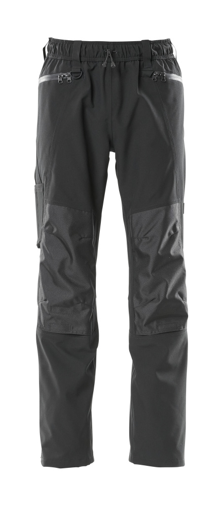 Überziehhose mit Knietaschen Überziehhose Größe 2XL, schwarz