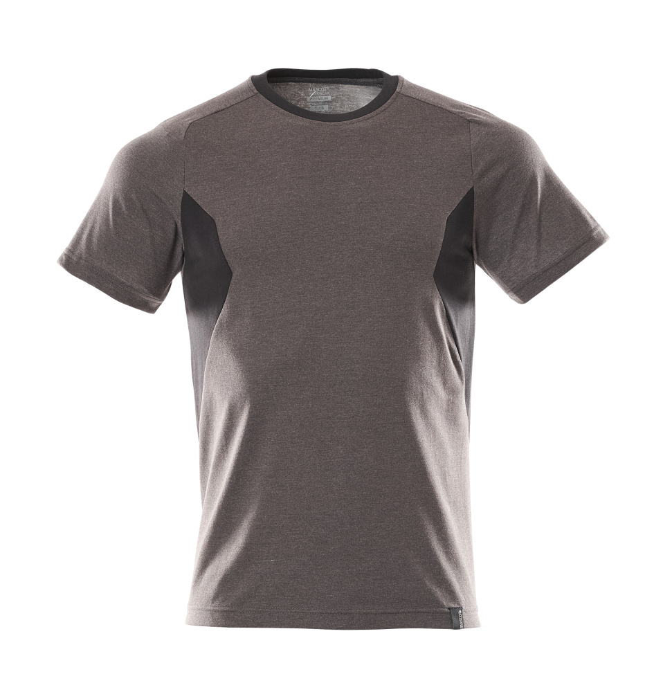 T-Shirt, moderne Passform T-shirt Größe 2XLONE, dunkelanthrazit/schwarz