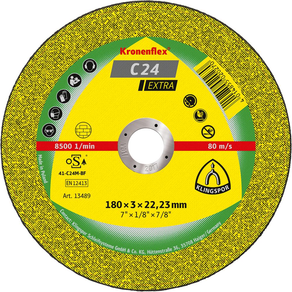 Trennscheibe C24 Extra 115x2,5mm gekr. Klingspor