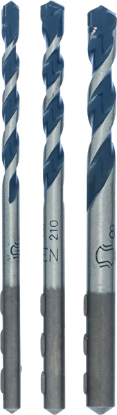 3-tlg. CYL-5 Betonbohrer-Set, 5/6/8 mm