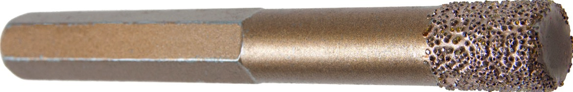 Diamant Trockenbohrer, ø  10 mm, Wachsfüllung 6-kant Schaft