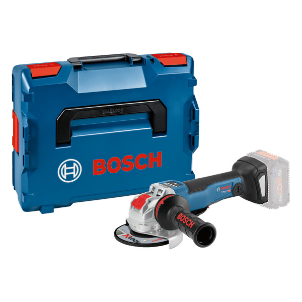 Akku-Winkelschleifer mit X-LOCK GWX 18V-10 PSC in L-BOXX