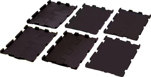 Klappdeckel schwarz f.Transport-Stapelkasten B300xT200 mm VE 4 Stk. LA-KA-PE Klappdeckel schwarz f.Transport-Stapelkasten B300xT200 mm VE 4 Stk. LA-KA-PE