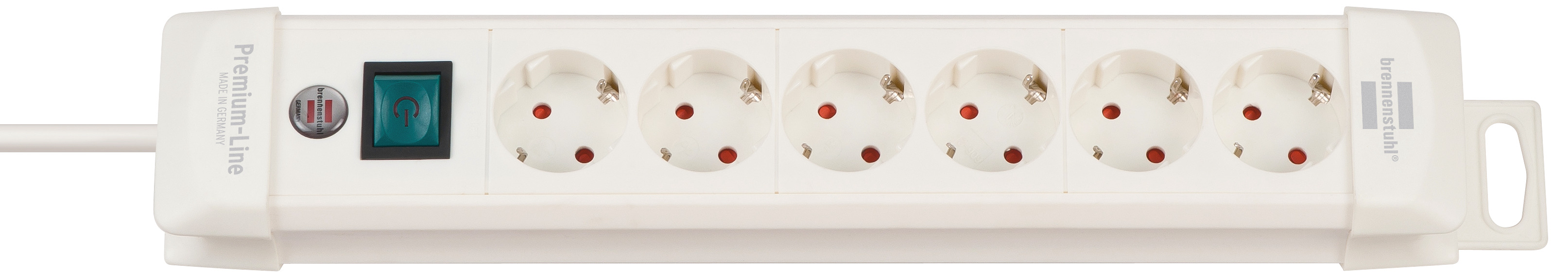 Premium-Line Steckdosenleiste 6-fach weiß 3m H05VV-F 3G1,5