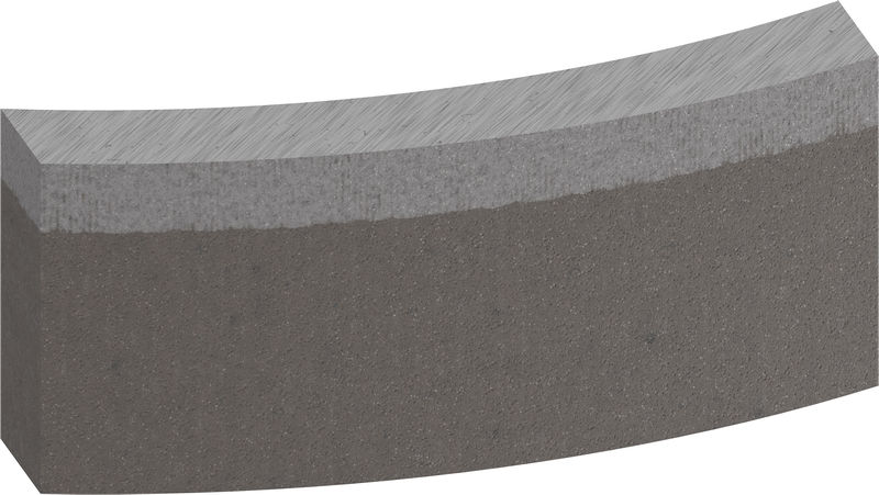 Segmente für PRO Diamantnassbohrkrone, 72 x 10 mm, 1 1/4-Zoll UNC, 7-tlg.