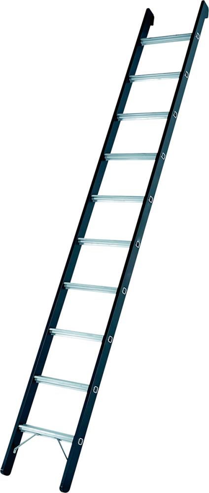 Schwerlast-Anlegele. Z600m. 10 Sprossen, AH 3,70m